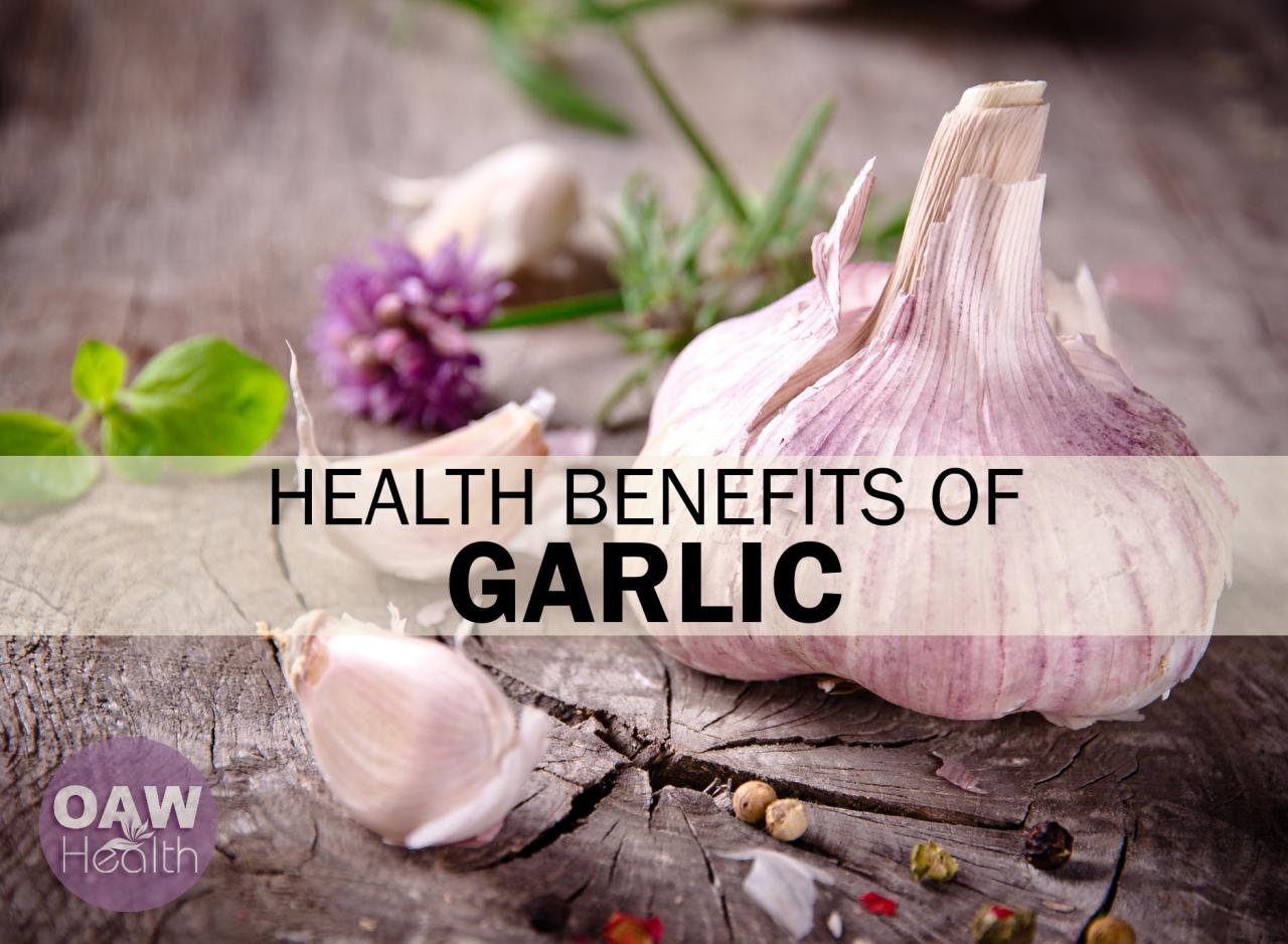 Garlic health food benefits healthy