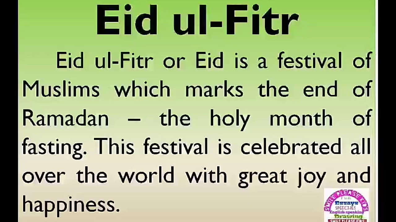 Eid fitr wishing