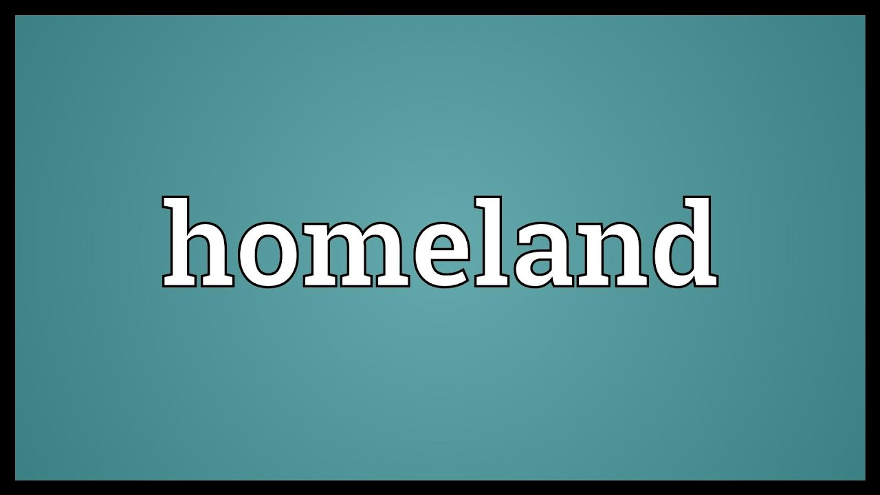Homeland thesaurus plus antonyms