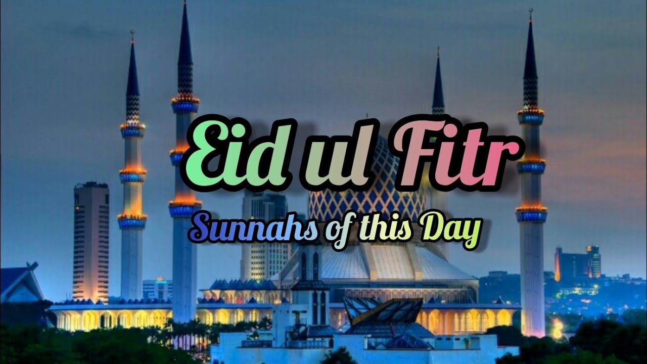 Eid sunnah ul whatsapp posters instagram twitter muslims fitr