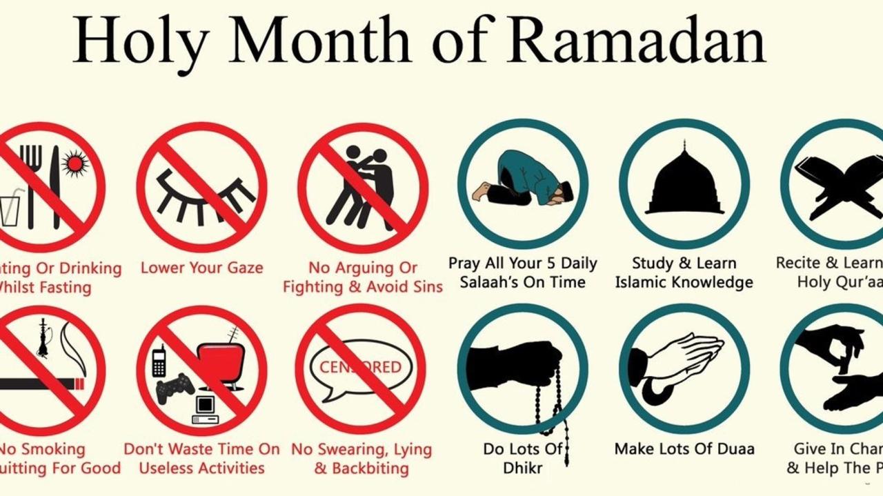 Ramadan islamic fasting muslim ramadhan rules islam do quotes people