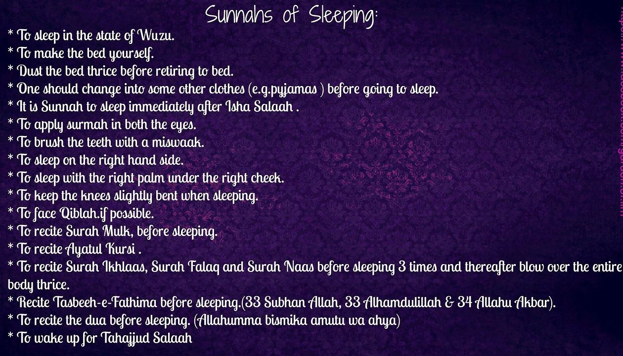 Doa tidur sesuai sunnah