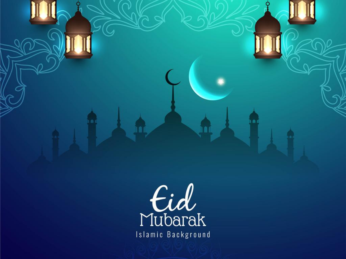 Eid adha mubarak idul fitr fitri alfitr crescent unduh biru bulan aladha ilustrasi ramadhan citypng pngwing