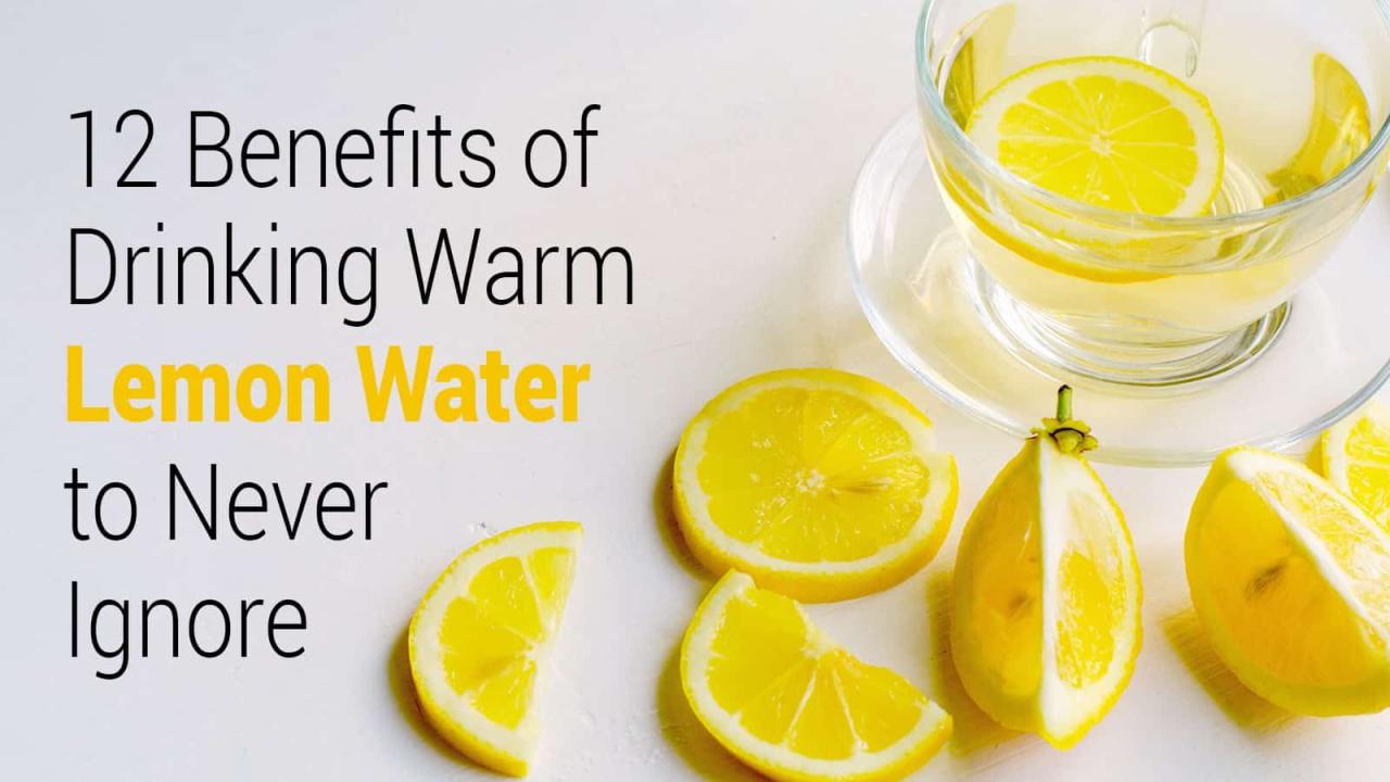 Water lemon before bed drink honey warm choose board