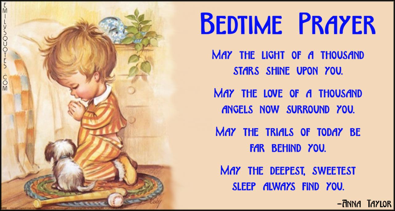 Bacaan doa sebelum tidur