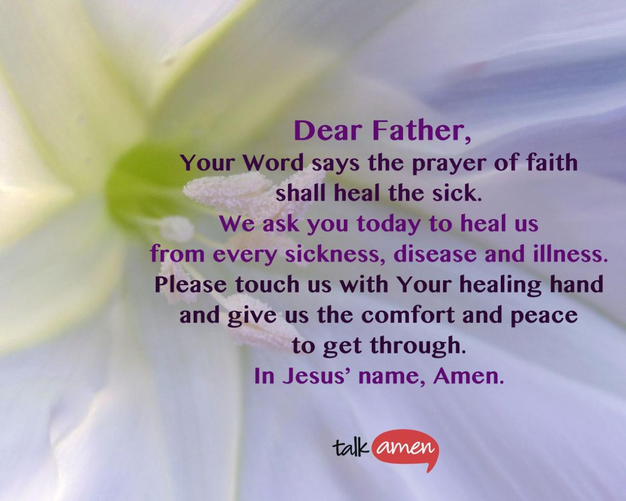 Doa kesembuhan untuk orang tua
