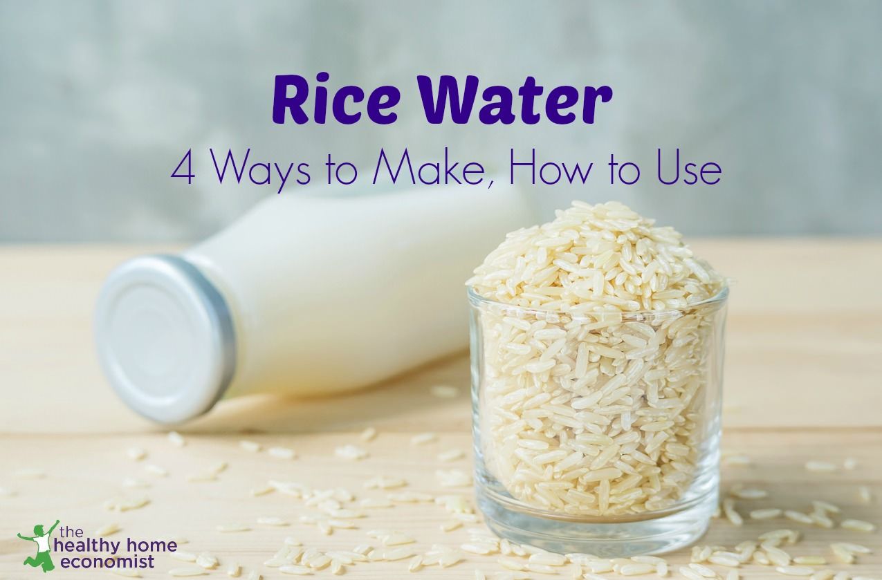 Rice water benefits skin after hair beauty credit make