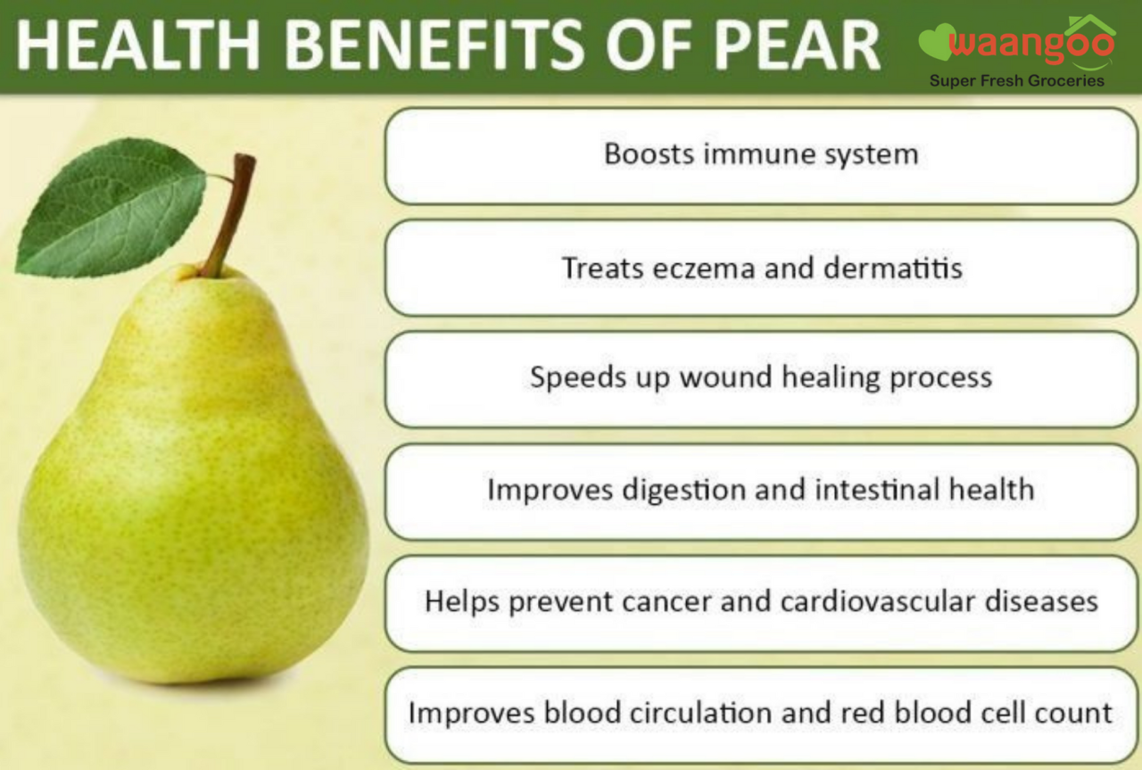 Pears benefits sportive effective