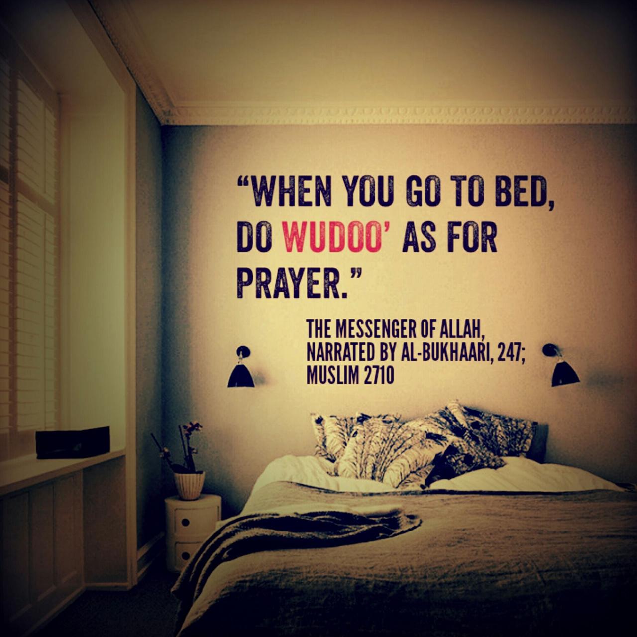 Doa sebelum tidur sesuai sunnah
