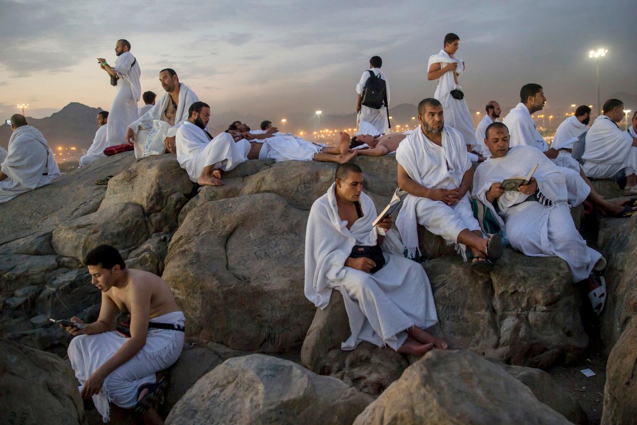 Hajj rituals infographic pilgrimage