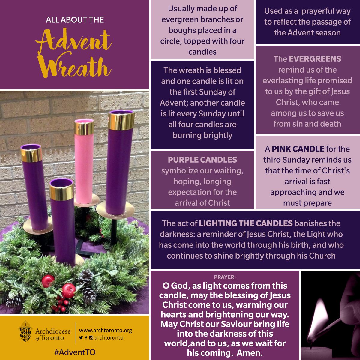 Advent wreath meaning catholic candle candles prayers children light christmas each instagram crafts sunday christ