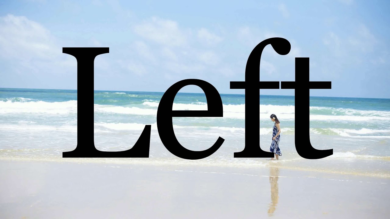 Left words handed meaning lefthanded