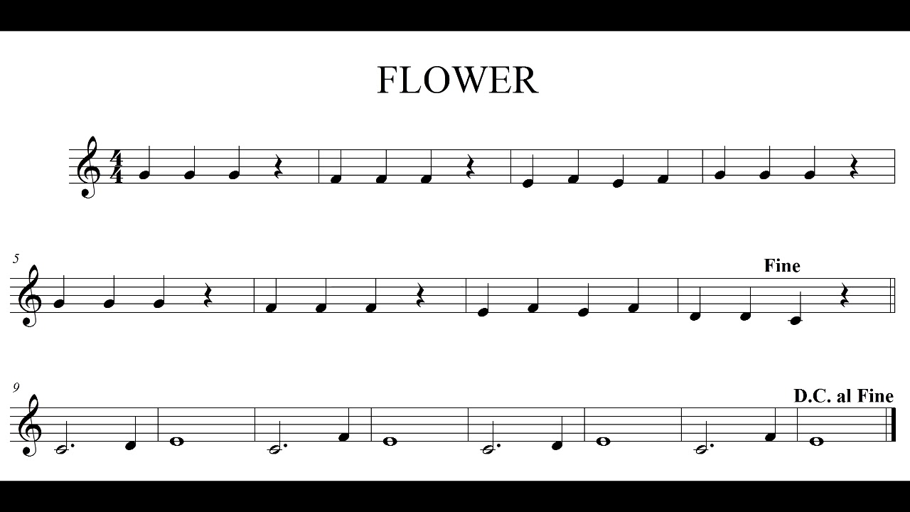 Lagu bungong jeumpa menggunakan tangga nada
