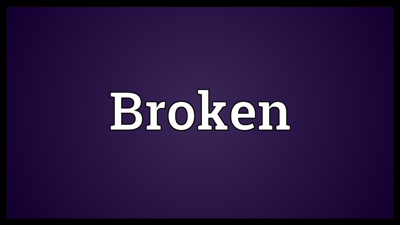 Apa arti dari broken home