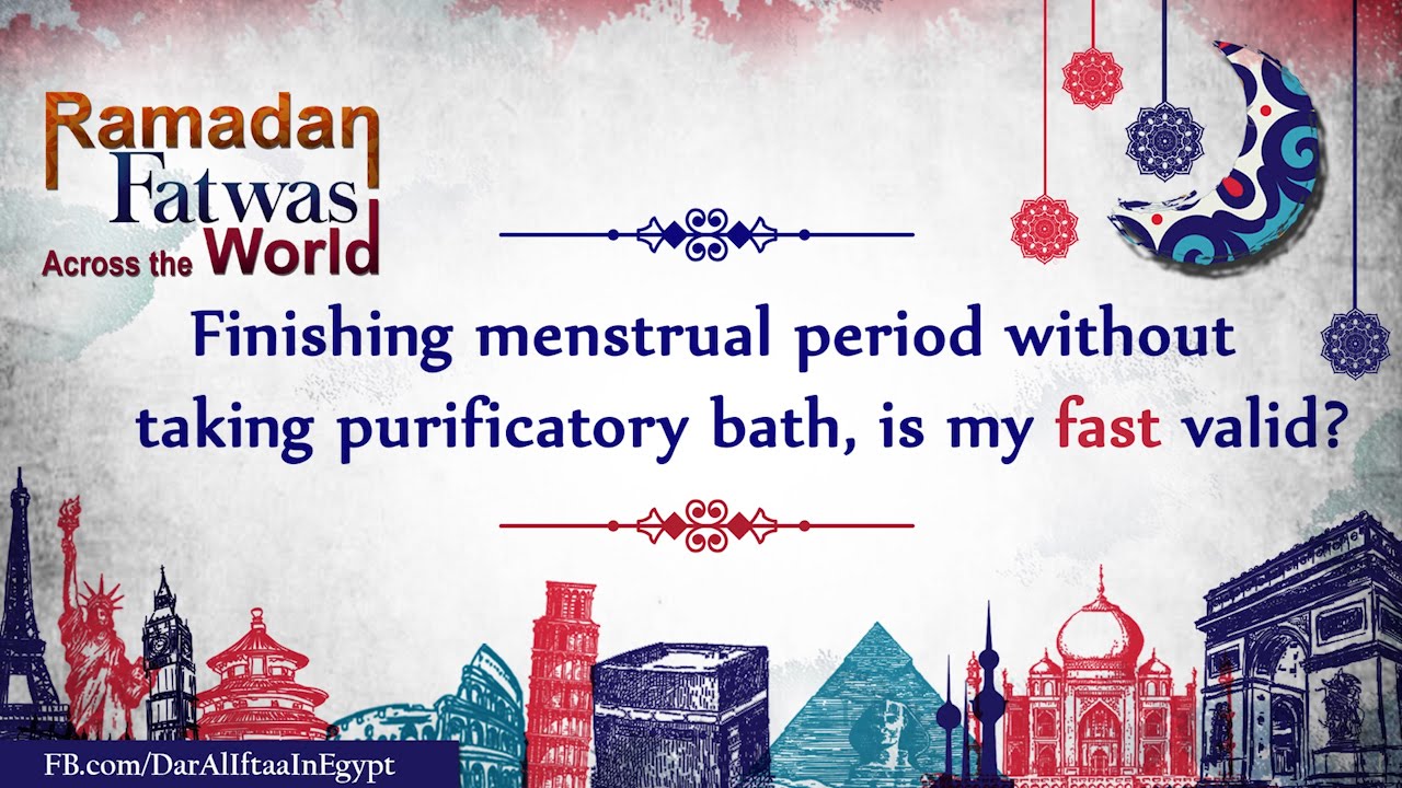 Niat mandi wajib setelah menstruasi