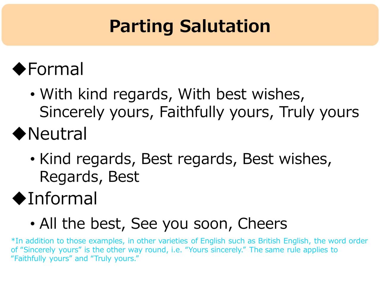 Salutation writing letters business example title